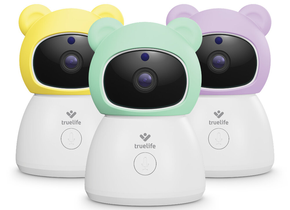Niania elektroniczna TRUELIFE NannyCam R6 Dual Smart Nagrywanie i prywatność Całodobowe nagrywanie na kartę microSD maks. 128 GB Połączenie jest szyfrowane AES, obsługuje HTTPS i uwierzytelnianie wielopoziomowe ochrona danych prywatność