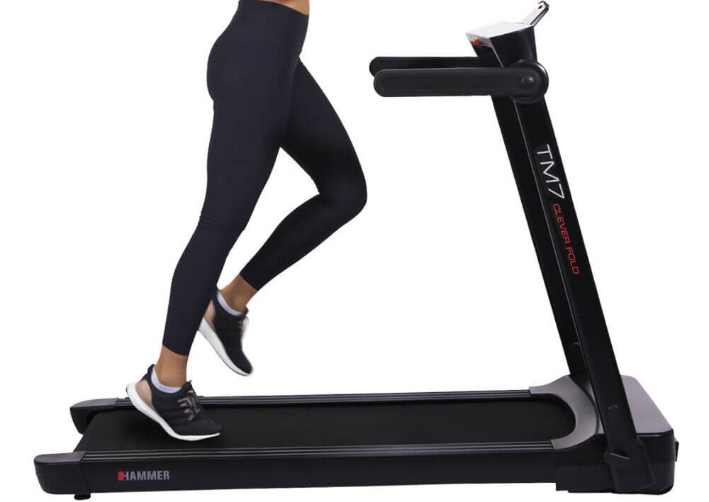 Bieznia elektryczna HAMMER CleverFold TM7 moc predkosc skladanie