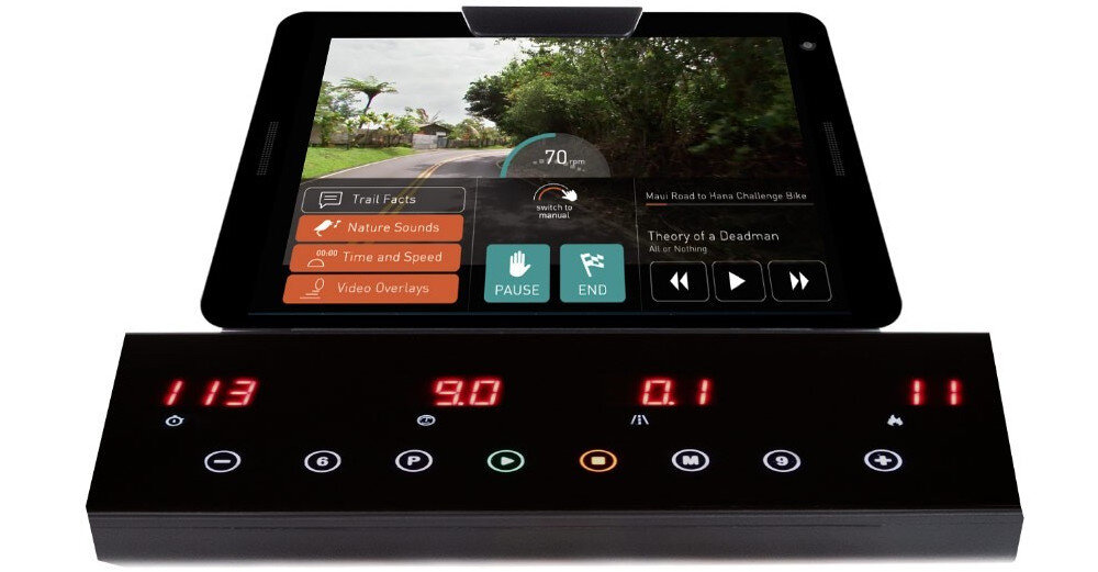 Bieznia elektryczna HAMMER CleverFold TM7 aplikacja kinomap zwift wirtualne trasy