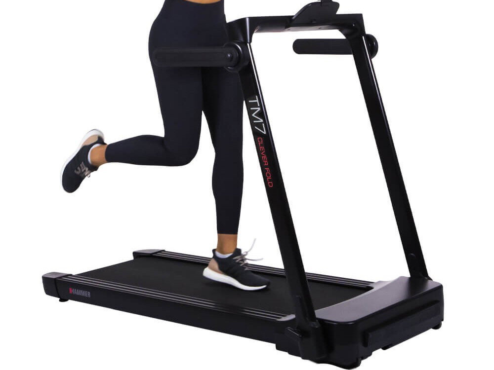 Bieznia elektryczna HAMMER CleverFold TM7 pas biezny wibracje