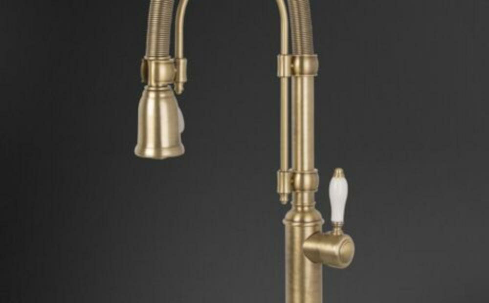 SMEG MIDR7O-2 obrotowa wylewka bateria kuchenna stojąca nowoczesny styl kuchnia elastyczna jednodźwigniowa funkcjonalność