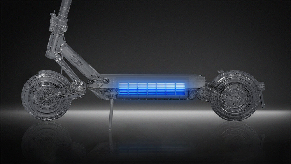 Hulajnoga elektryczna XIAOMI Electric Scooter 4 Ultra Czarny duzy akumulator litowy pojemnosc 561,5 Wh zasieg do 70 km niezaleznosc wygodan ladowarka o mocy 124 W w zestawie pelne ladowanie okolo 6,5 godziny