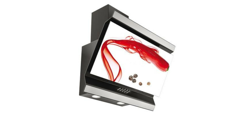 Okap VDB Deco 60 Biało-czarny szerokość konstrukcja