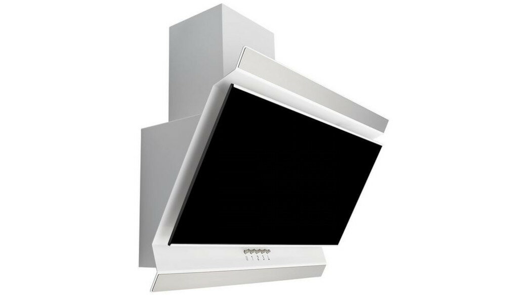 Okap VDB Deco Biały 60 Czarny bezszelestna praca