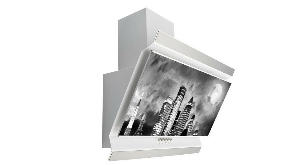 Okap VDB Deco 60 Biało-czarny szerokość konstrukcja