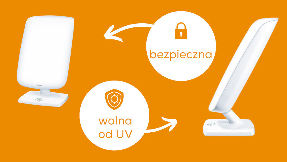 Lampa antydepresyjna BEURER TL 90 - bezpieczeństwo