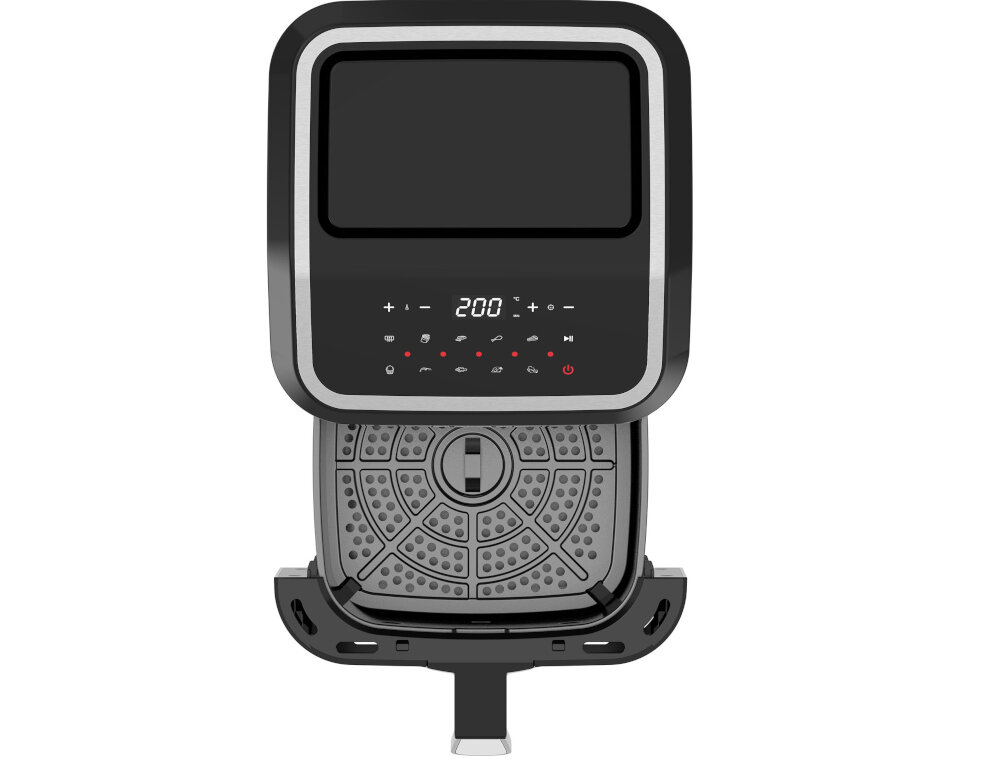 Frytkownica beztluszczowa TURBOTRONIC TT-AF12D Air Fryer wykonanie metalowe wnetrze ze stali nierdzewnej