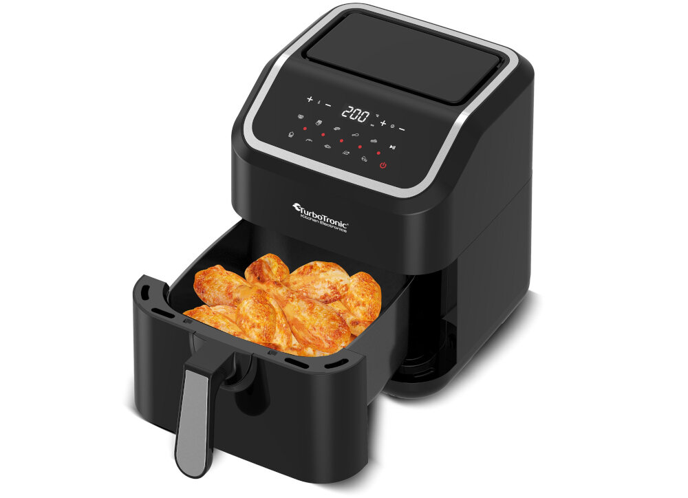 Frytkownica beztluszczowa TURBOTRONIC TT-AF12D Air Fryer kosz do smazenia pojemnosc 5 l nieprzywierajaca powloka