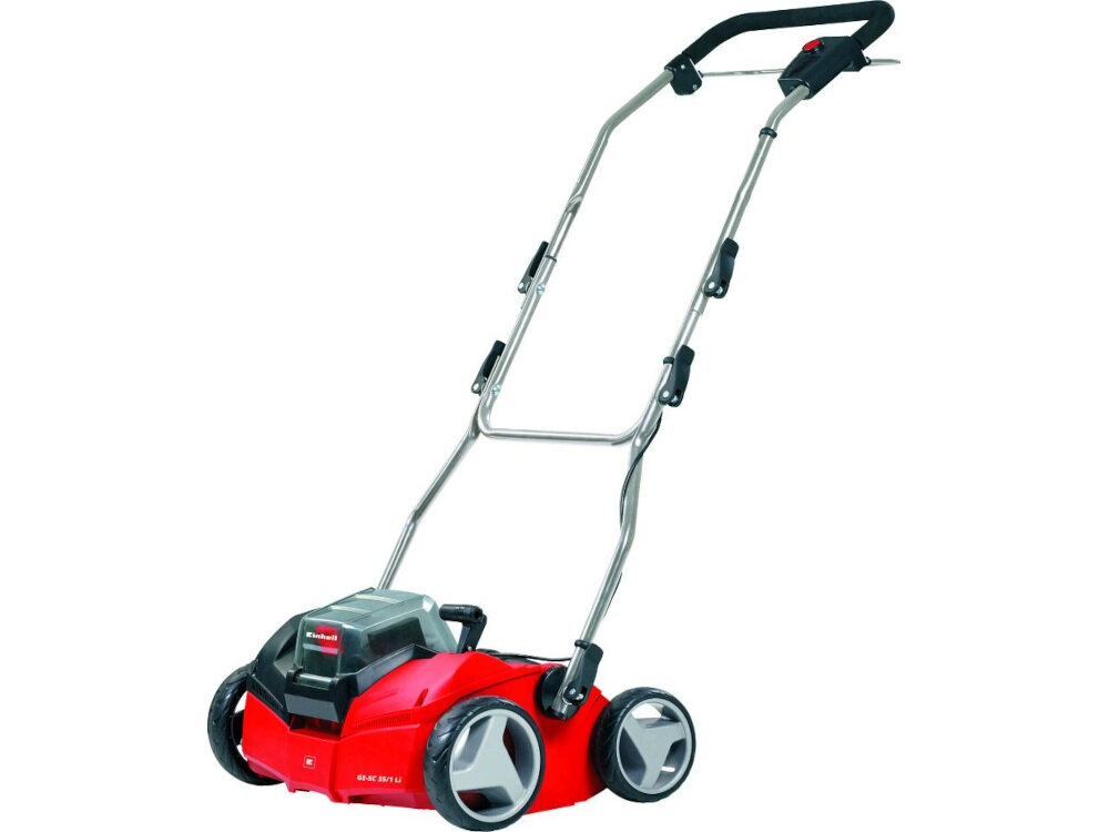 Wertykulator elektryczny EINHELL GE-SC 35-1 poprawa gospodarki wodno-powietrznej gleby pobudzi trawnik do rozkwitu uniwersalne urządzenie do częstej pracy w wymagających warunkach znakomite rezultaty podłużne nacięcia w ziemi
