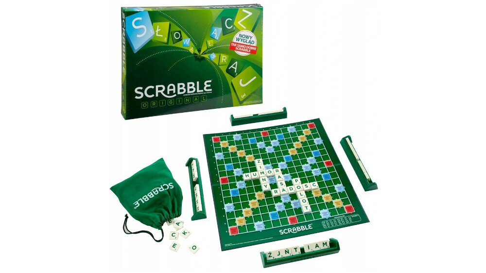 Gra planszowa MATTEL Scrabble Original - umysł