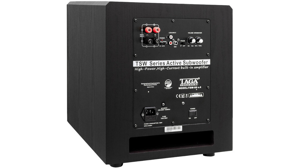 Subwoofer TAGA HARMONY TSW-90  - poprawa dźwięku