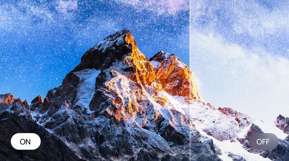 Projektor XGIMI Horizon 20 Pro jasność 4100 ISO lumenów kontrast 10000 do kina domowego, włączona technologia poprawiająca widok obrazu