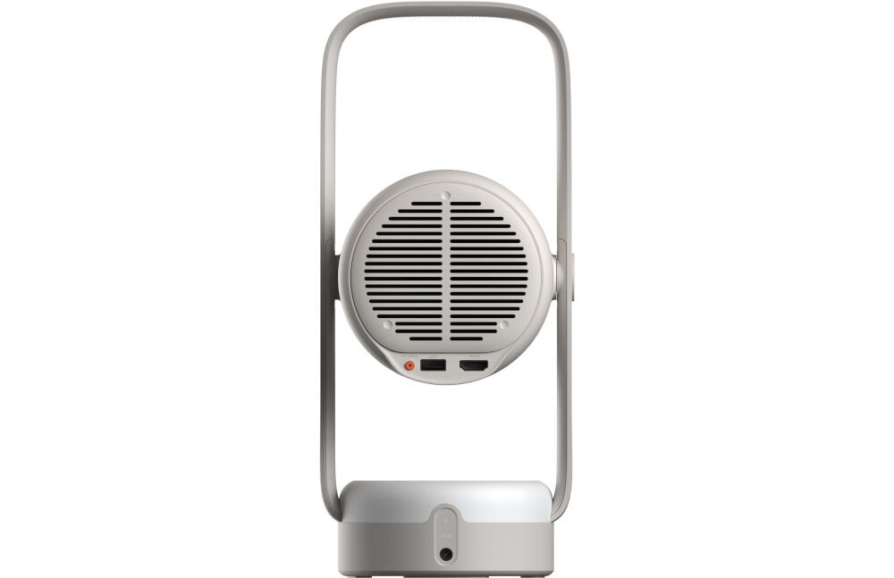 XGIMI Vibe One projektor akumulator 80 minut wideo 4 godziny muzyki, projektor z boku na białym tle