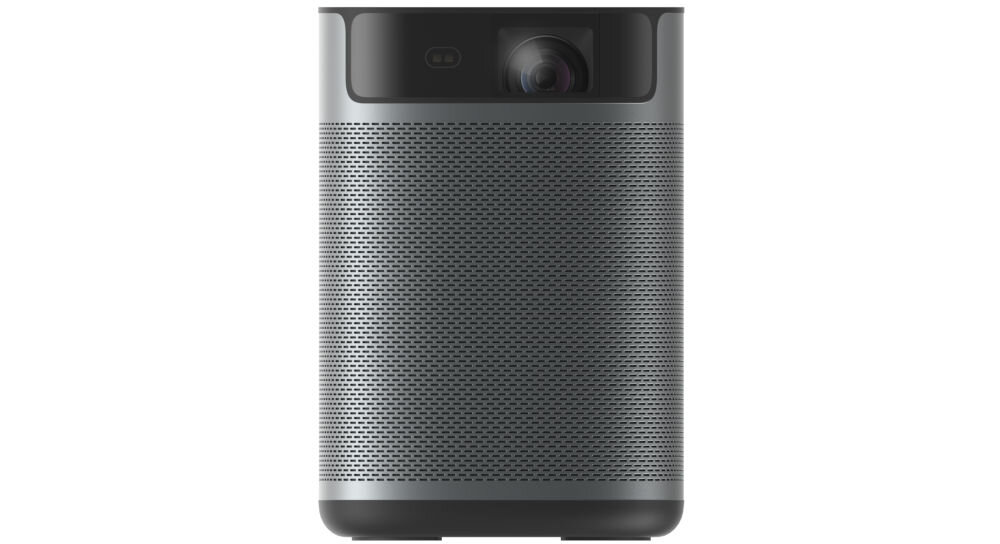 Projektor XGIMI Mogo 2 Pro XGIMI Wall cyfrowa galeria tapety grafiki wnętrze, projektor od frontu na białym tle