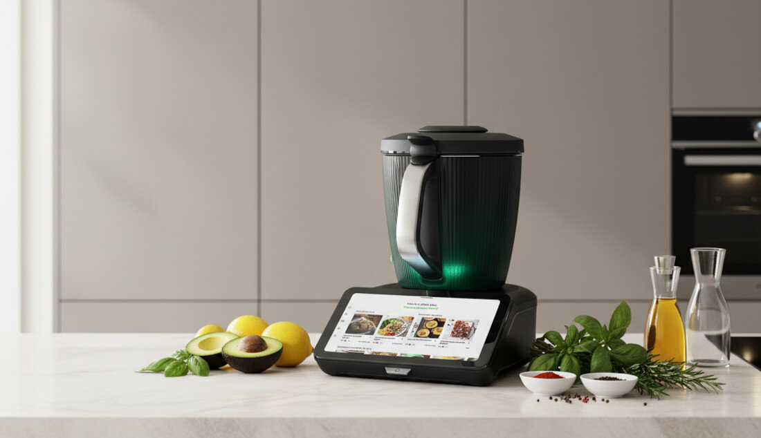 Termorobot wielofunkcyjny VORWERK Thermomix TM7 z wagą i funkcją gotowania Wysoka moc, niski hałas cicha praca