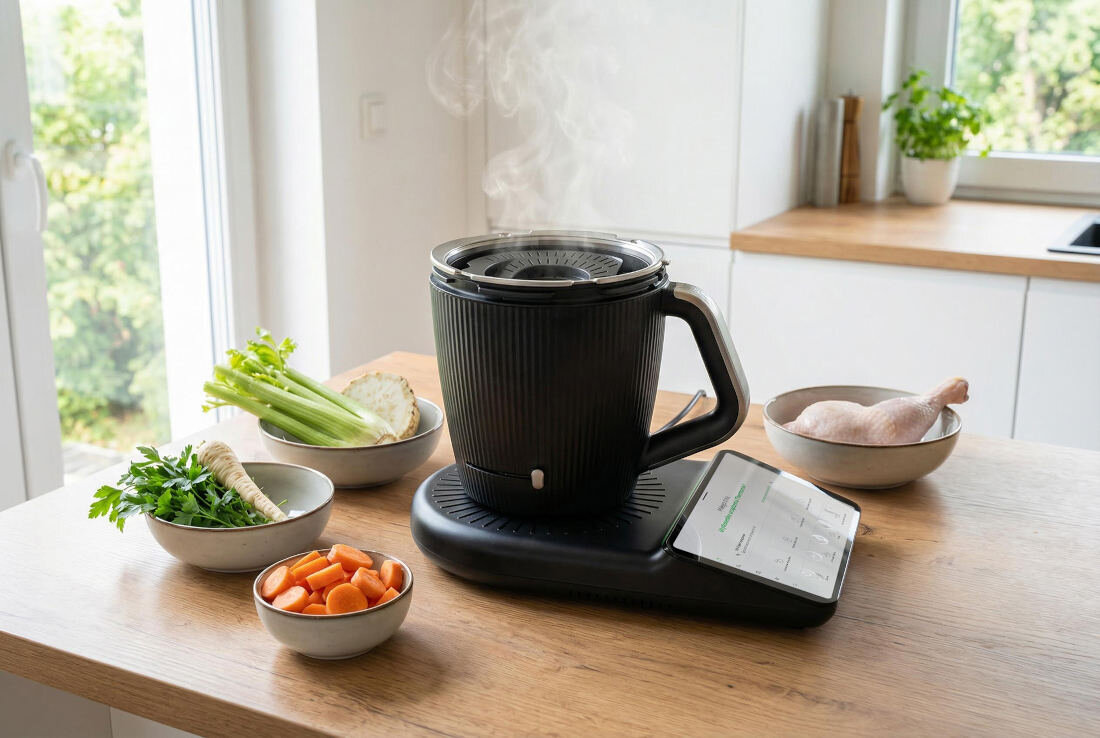 Termorobot wielofunkcyjny VORWERK Thermomix TM7 z wagą i funkcją gotowania Smak budowany powoli Wolne gotowanie przygotowanie mięs, drobiu, roślin strączkowych i owoców morza zakres temperatura czas planowanie posiłki