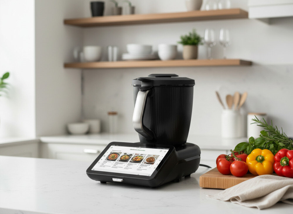 Termorobot wielofunkcyjny VORWERK Thermomix TM7 z wagą i funkcją gotowania Kontrolowana fermentacja Tryb fermentowania dla jogurtów i ciasta temperatura zakres proces