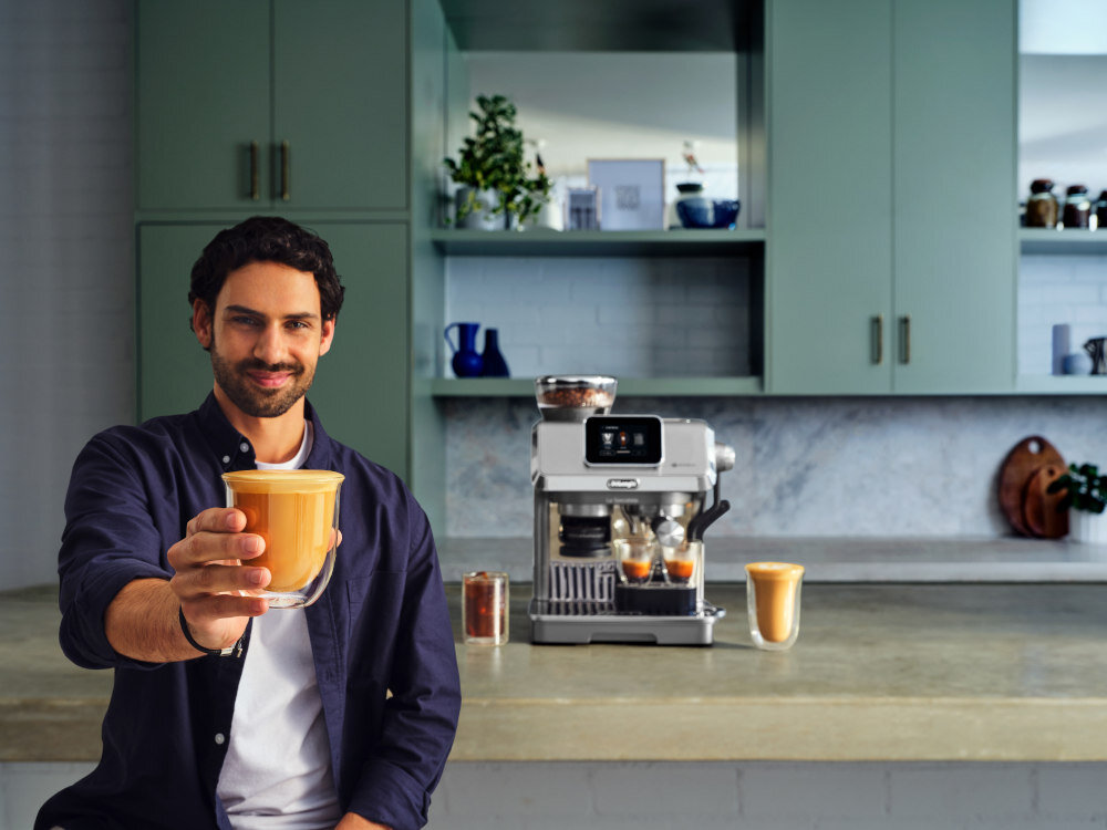 Ekspres DELONGHI La Specialista Touch EC9455.M (Cold Brew) Technologia dla pełni smaku Thermoblock temperatura parzenia herbata napar ziołowy możliwości wygoda komfort gorąca woda