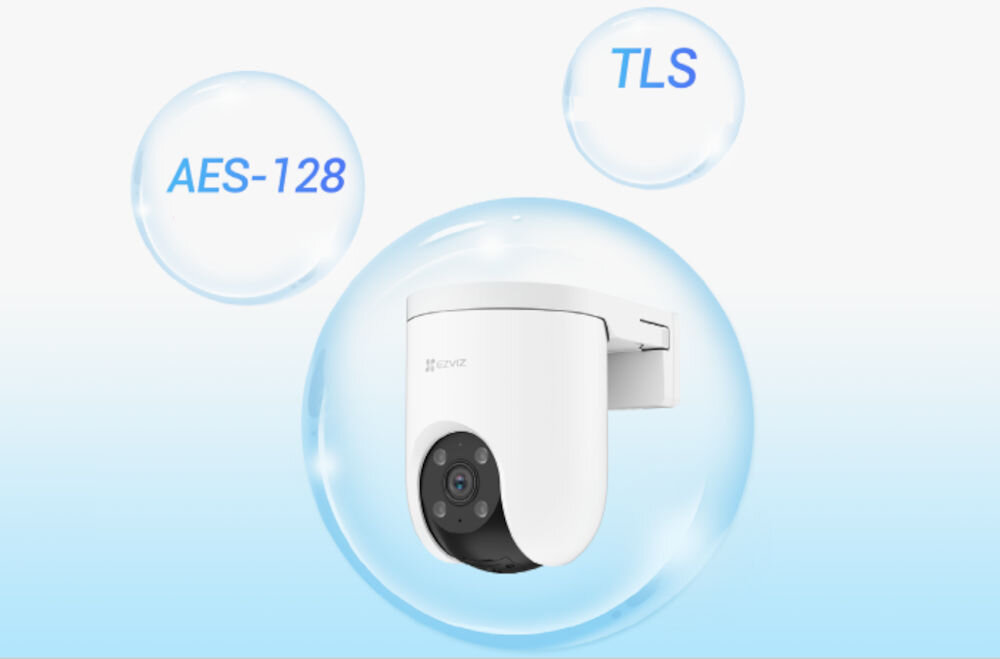 Kamera EZVIZ H8C 4G 2K - Ochrona danych, kamera w bańce mydlanej