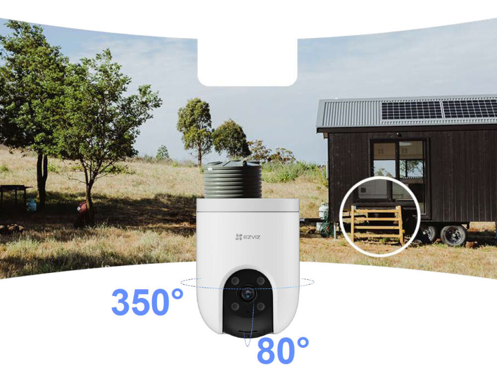 Kamera EZVIZ H8C 4G 2K - 360° widzenia, kamera od frontu, możliwość obrotu urządzenia