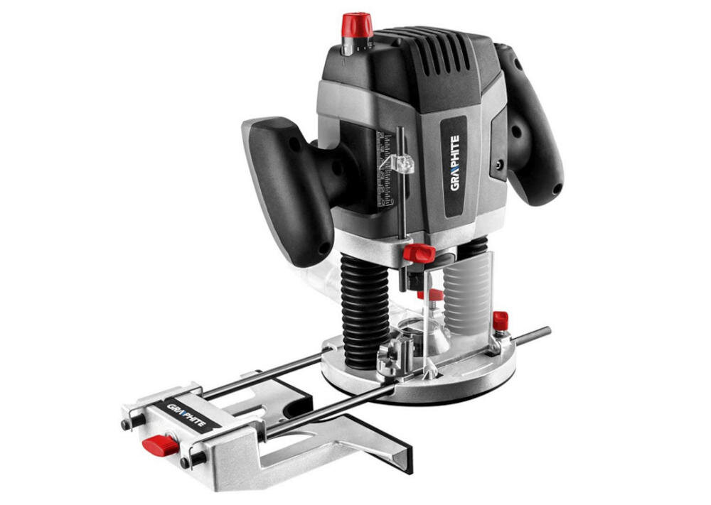 GRAPHITE-59G71 głębokość frezowania odbojnik ogranicznik głębokość regulacja prowadnice