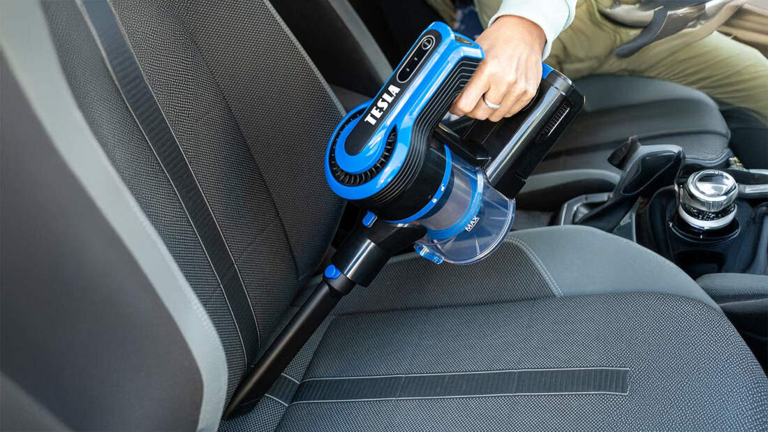 Odkurzacz TESLA PureStar E70 Aqua Pro Dwa tryby mocy ssania precyzja praca dopasowanie zabrudzenia praktyczne rozwiązanie