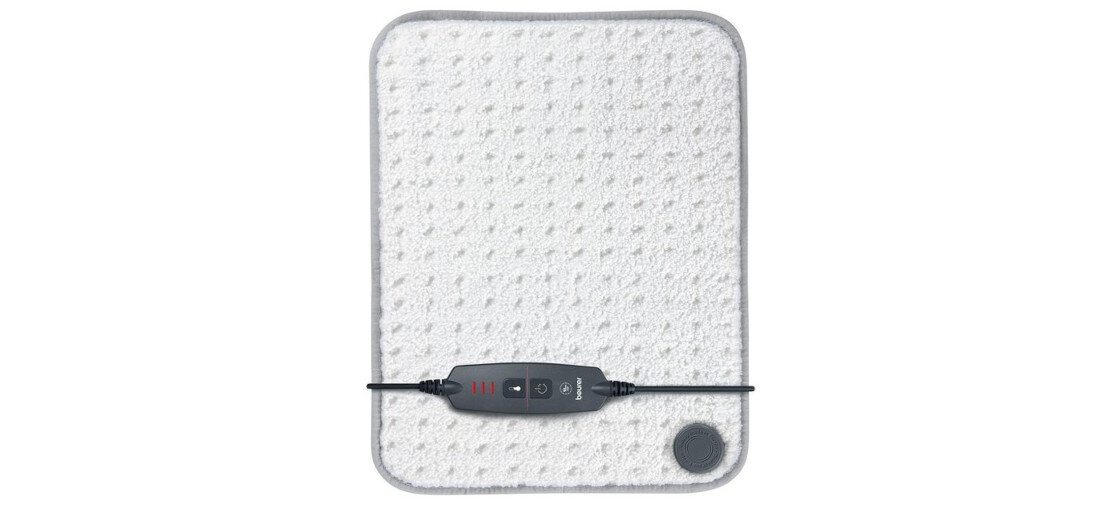Poduszka elektryczna BEURER HK 43 Intuicyjna obsługa Podświetlane ustawienia temperatury ułatwienie aktualny poziom ciepła