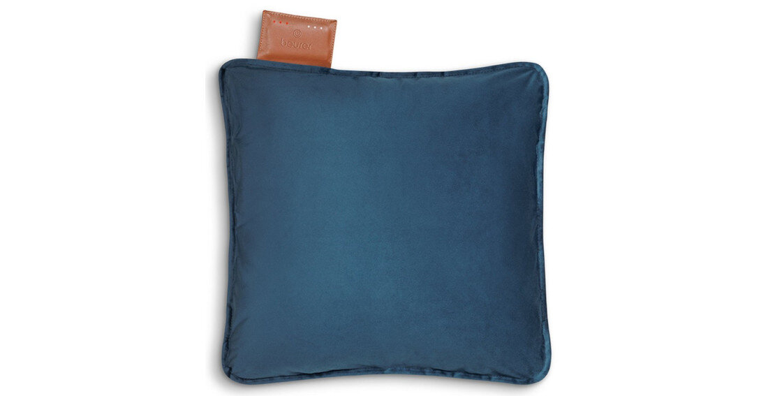 Poduszka elektryczna BEURER HK 77 Heaty Obsidian-Blue Łatwa pielęgnacja Zdejmowana poszewka do prania w pralce do 30 °C higiena świeżość