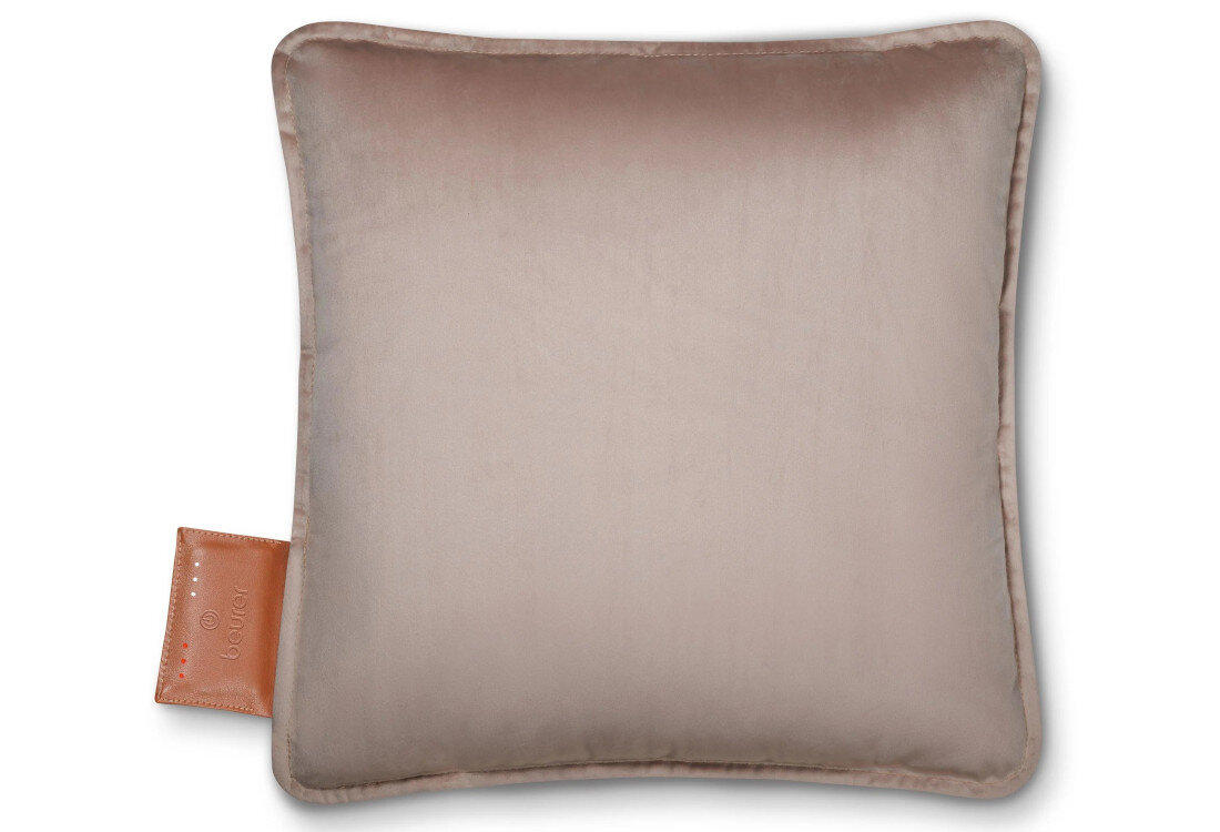 Poduszka elektryczna BEURER HK 77 Heaty Smokey-Taupe Ciepło dopasowane do potrzeb Trzy poziomy temperatury precyzyjne ustawienie dopasowanie potrzeby komfort odpoczynku przyjemne warunki