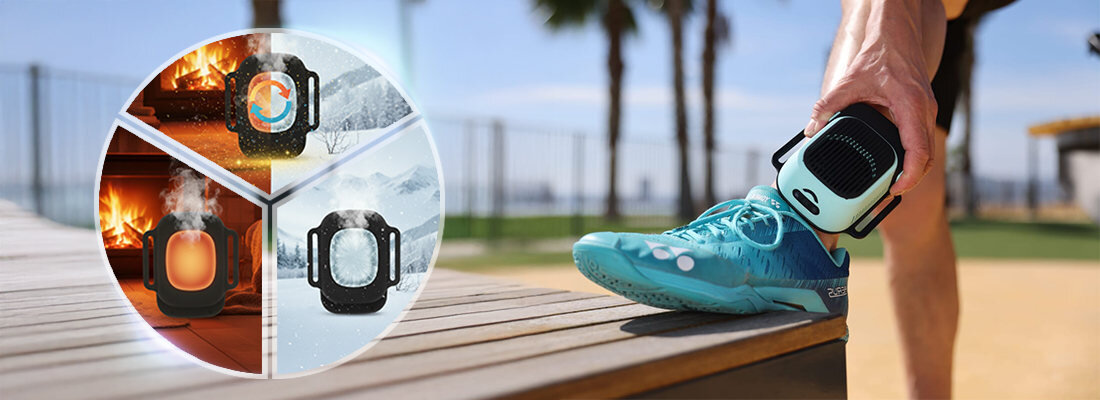 Urządzenie do termoterapii MEDIVON DualTherm Trzy tryby działania ciepły chłodzący naprzemienny kontastowy temperatura zakres rozluźnia mięśnie i łagodzi napięcie samopoczucie