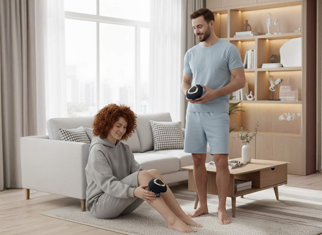 Masażer antycelulitowy MEDIVON Cushy 2 Regeneracja mięśni po wysiłku vitality, soothing, depth 3 tryby pracy 4 poziomy intensywności dopasowanie funkcja podgrzewania masaż proces