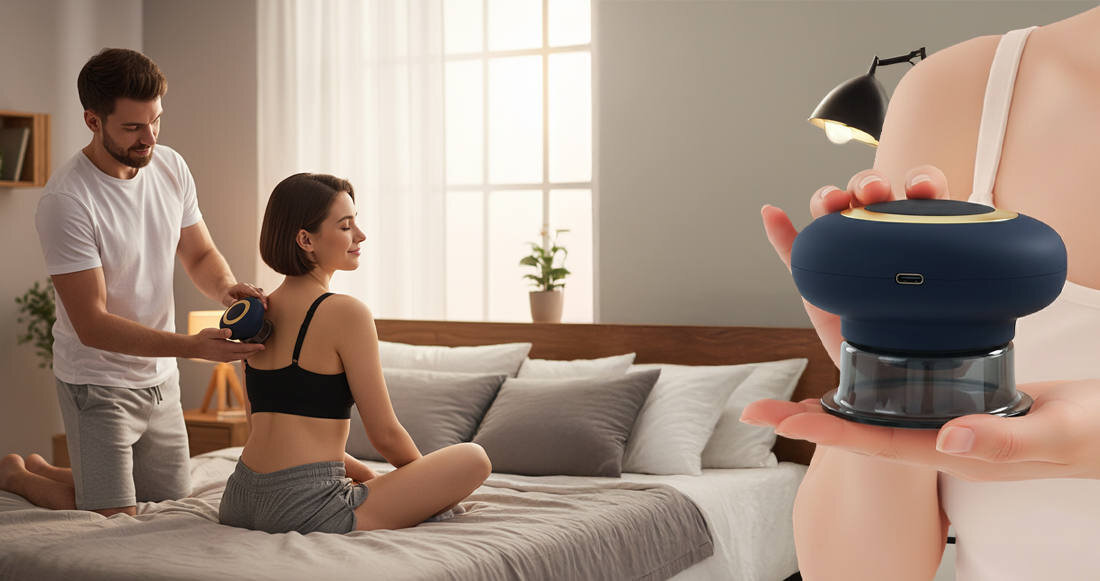 Masażer antycelulitowy MEDIVON Cushy 2 wsparcie w walce z obrzękami i cellulitem Jędrna i gładka skóra Masaż podciśnieniowy skórka pomarańczowa modelowanie sylwetki