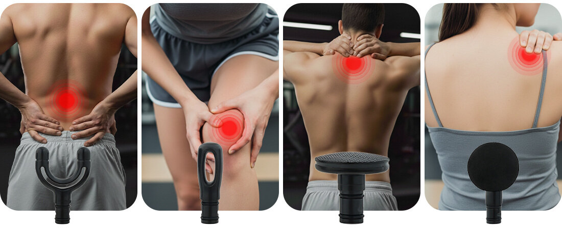 Masażer ręczny Gun MEDIVON Drift Bezpieczna regeneracja intensywne, ale ciche działanie silnik moc wspiera krążenie wpływa na regenerację timer ochrona