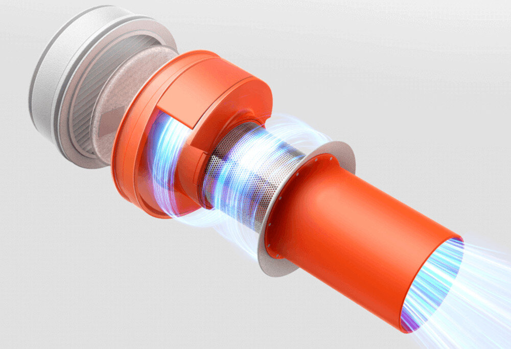 Odkurzacz XIAOMI Vacuum Cleaner P30 EU Skuteczna separacja kurzu system cyklonowy oddziela kurz od powietrza przewidywalne efekty sprzątania