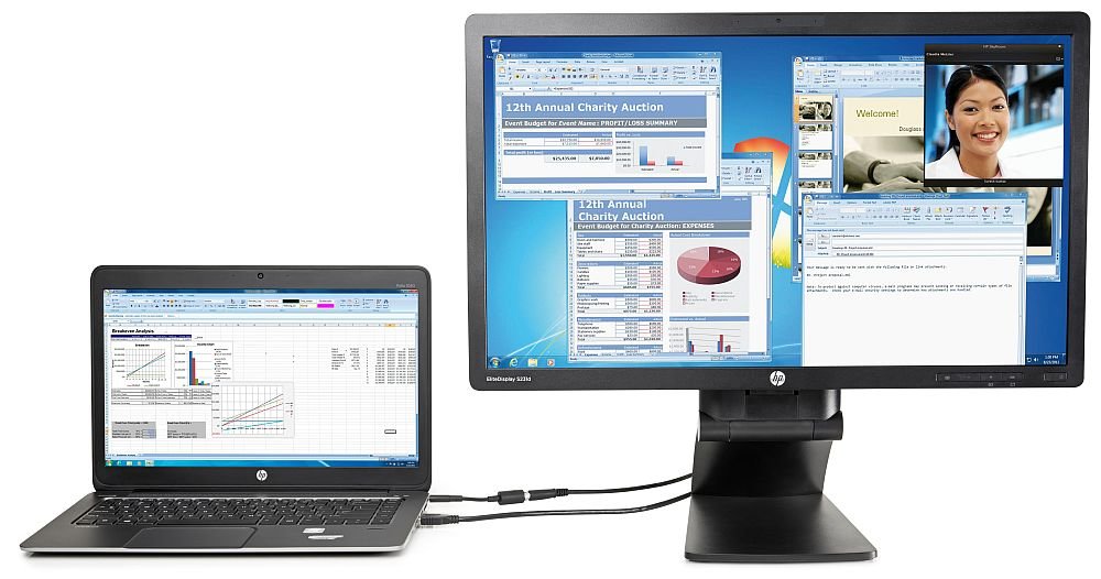 Monitor HP F3J72AA - Kamera