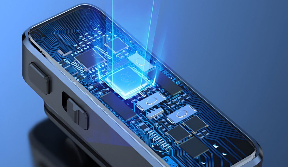 Mikrofon MOZOS MX2 wizualizacja czipu   