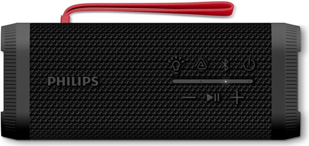 PHILIPS TAS2000W/00 głośnik aplikacja Philips Entertainment, sterowanie Bass+, PartyLink, Auracast, głośnik mobilny na białym tle