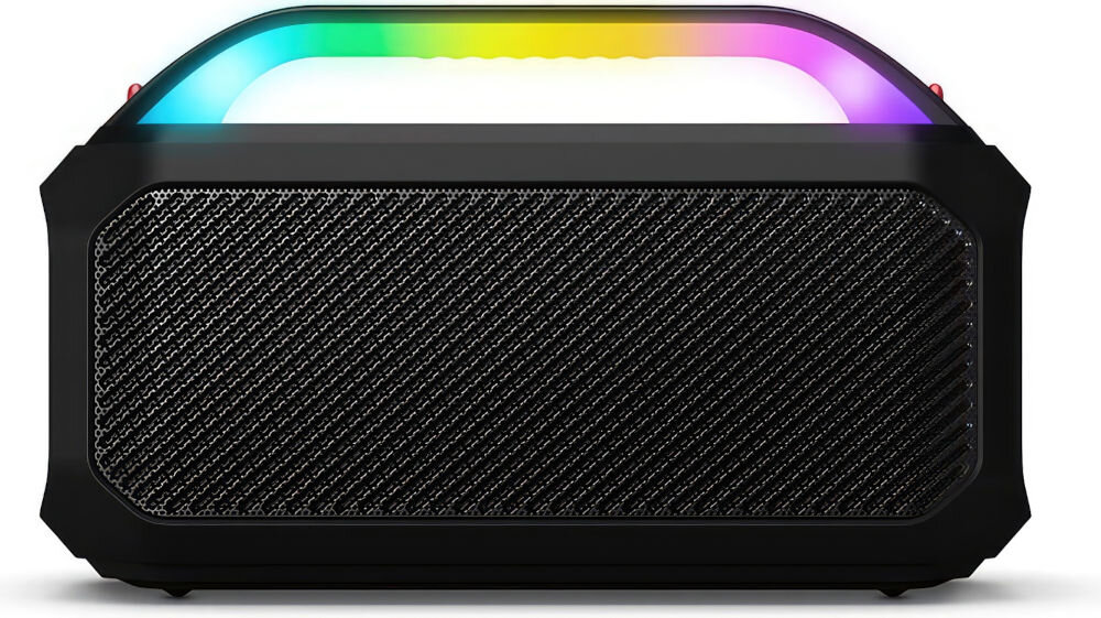 Głośnik PHILIPS TAS7000EB ekologiczne tworzywo opakowanie FSC, głośnik od frontu na białym tle