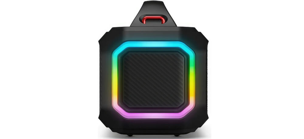 Głośnik PHILIPS TAS7000EB IP67 uchwyt przenoszenie odporność, głośnik z boku na białym tle