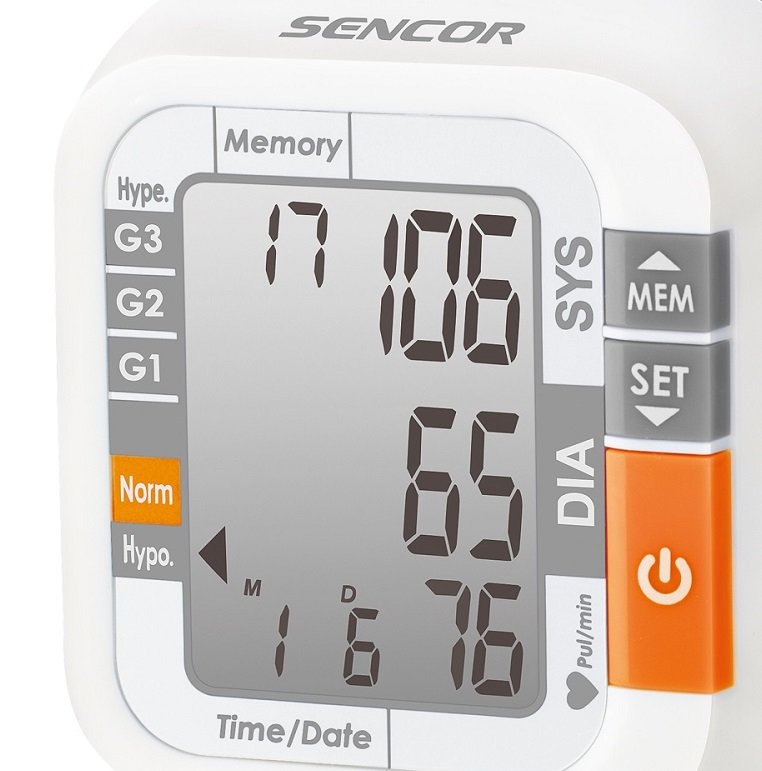 CisnieniomierzSENCORSBD1470funkcje