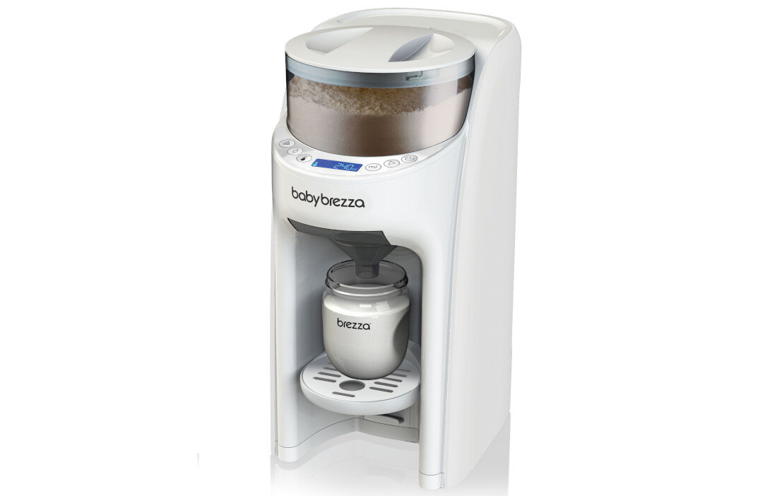 Ekspres do mleka BABY BREZZA Formula Pro Advanced All White łatwa konserwacja wykonanie tritan prosty design łatwa konserwacja