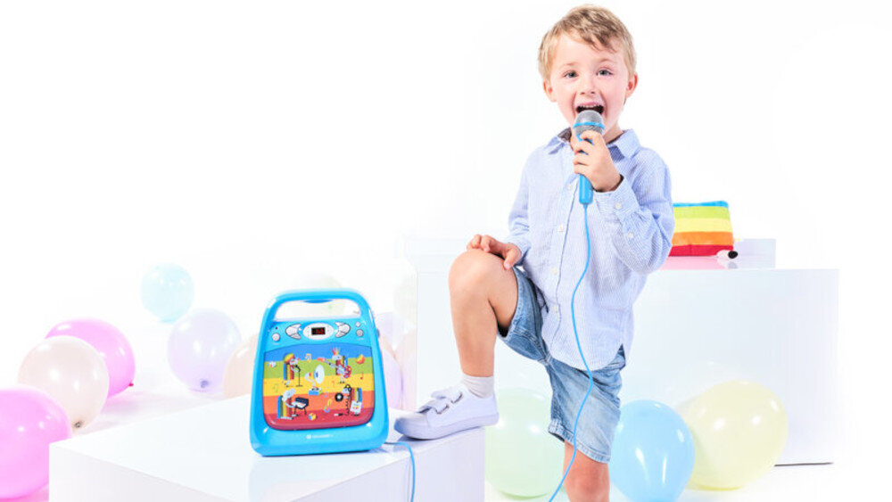 Odtwarzacz MP3 GOGEN DeckoKaraoke  - mikrofon