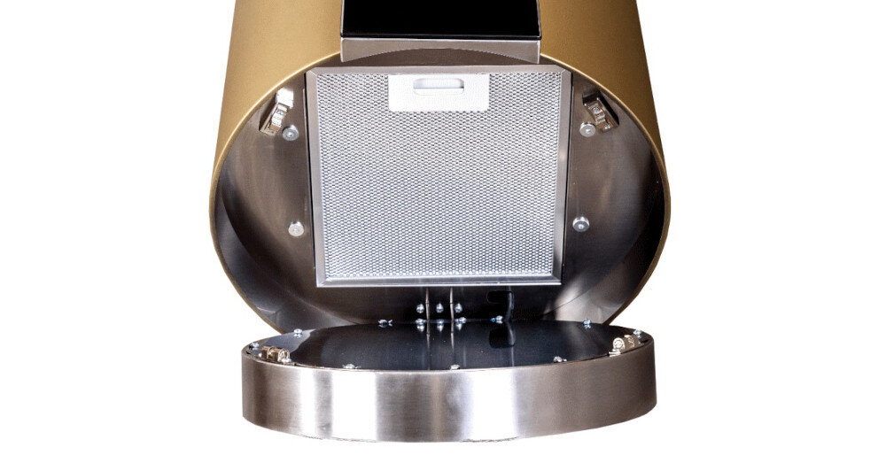 Okap VDB Tube P Glass White czyszczenie filtr