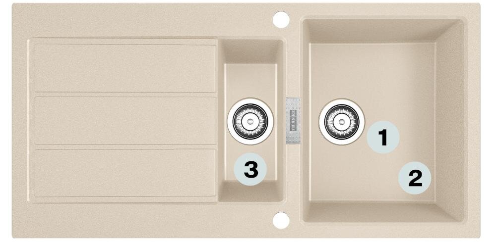 FRANKE Sirius 2.0 S2D 651-100 143.0671.693 montaż młynek komora naczynia