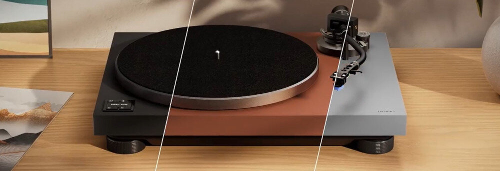 Gramofon TECHNICS SL-40CBTE-K ponadczasowy dźwięk stylowy design analogowe brzmienie, gramofon stojący na stole w trzech wrsjach kolorystycznych