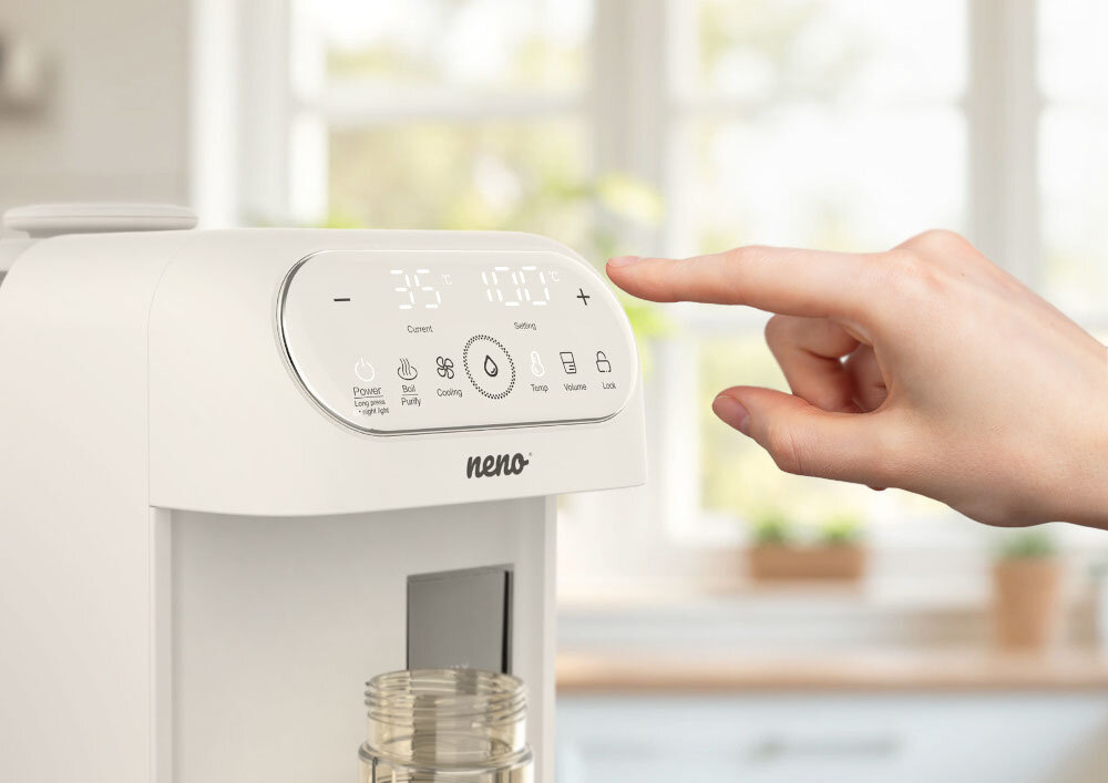 Ekspres do mleka NENO Lago 61 ustawień temperatury kontrola temperatura zakres dopasowanie potrzeby