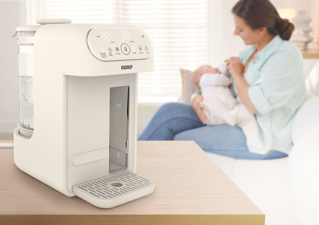 Ekspres do mleka NENO Lago Utrzymywanie temperatury funkcja utrzymywania temperatury  przygotowanie mleko praktyczne rozwiązanie