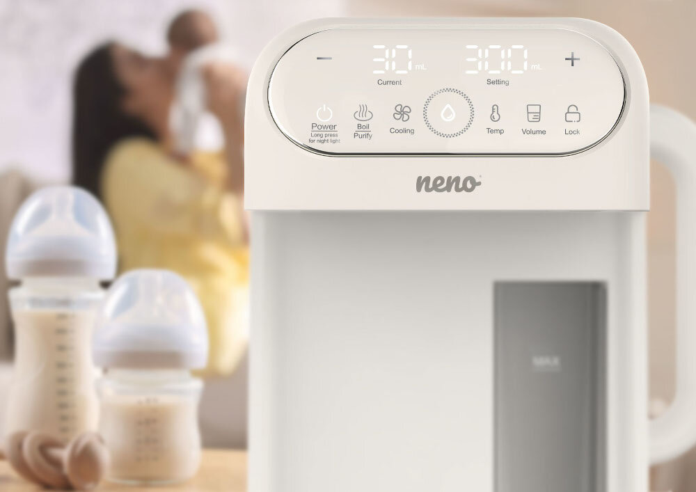 Ekspres do mleka NENO Lago Programowanie ilości precyzyjne dozowanie wody pojemność zakres kontrola