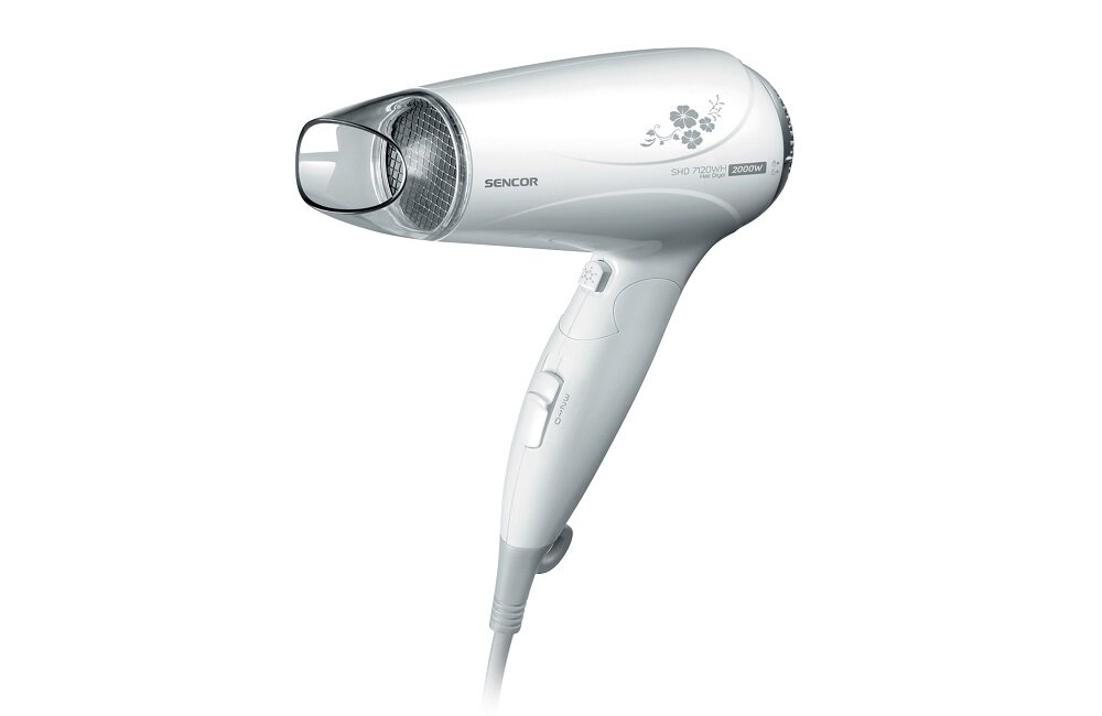 Suszarka SENCOR SHD-7120WH wydajna tworzywo sztuczne srebrne elementy łatwa obsługa