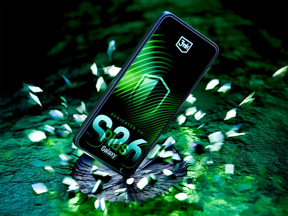 3MK Hardy Ultra Glass HARDY® Ultra Glass™ wysokiej odporności i trwałości powłoce z bazaltu struktury przypominającej diament chroni przed zarysowaniami i pęknięciami Wulkaniczne pochodzenie bazaltu gładkością odporność na chemikalia - telefon ze szkłem podczas upadku